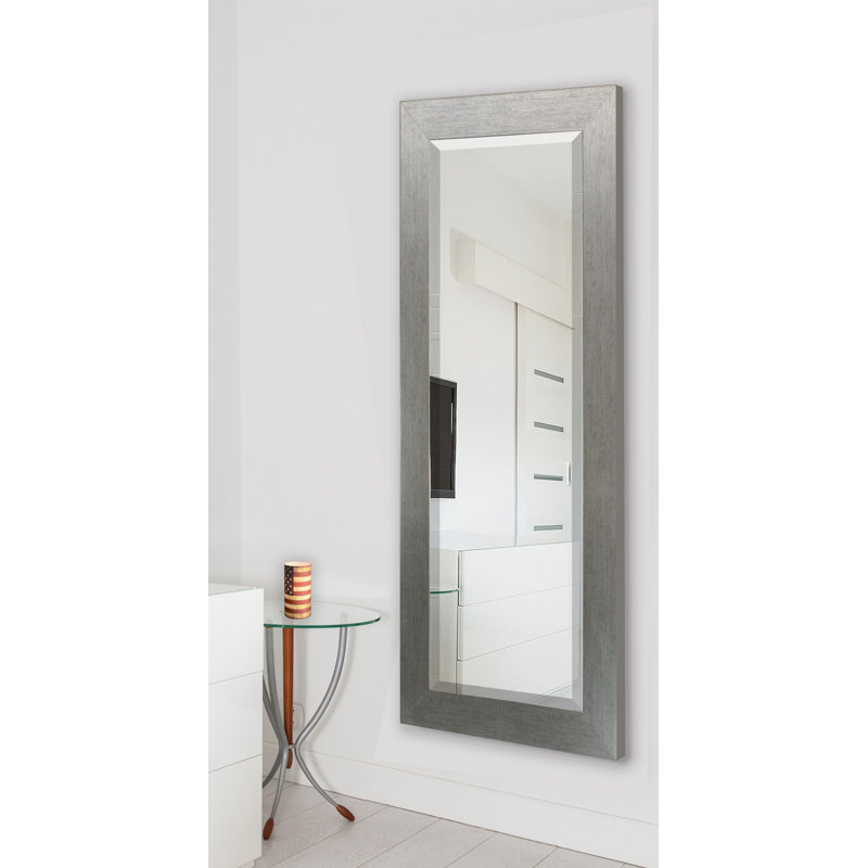 Conah Wood Flat Mirror, 59.5" H x 20.5" W
