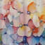 Hortensia bleu vert - rideau en velours traditionnel - obscurcissant - 1 panneau-107831940