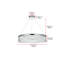 Lustre rond à DEL Yiana-206720185-206720190