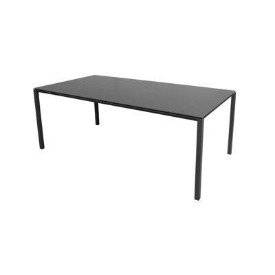 Cane-line Pure Dining Table In Nero Black