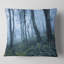 Coussin Schafer Landscape Trees in Foggy Spring Forest-716262507-716302305