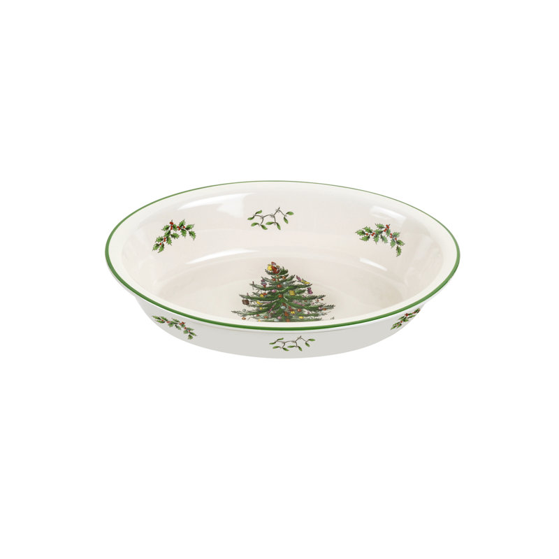 Spode Christmas Tree Serve Rim Dish