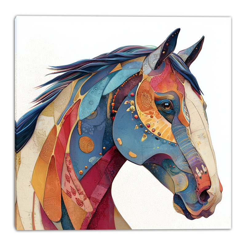 Art mural sur toile Prism Mane, L 20 po x H 20 po x P 1,5 po