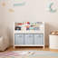 Bibliothèques modernes en MDF avec rangement, conception compacte pour salle de jeux ou chambre à coucher