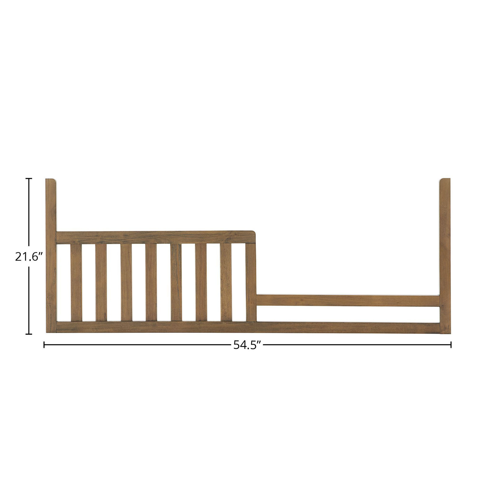 Aceline Toddler Bed Rail, Harvest Brown