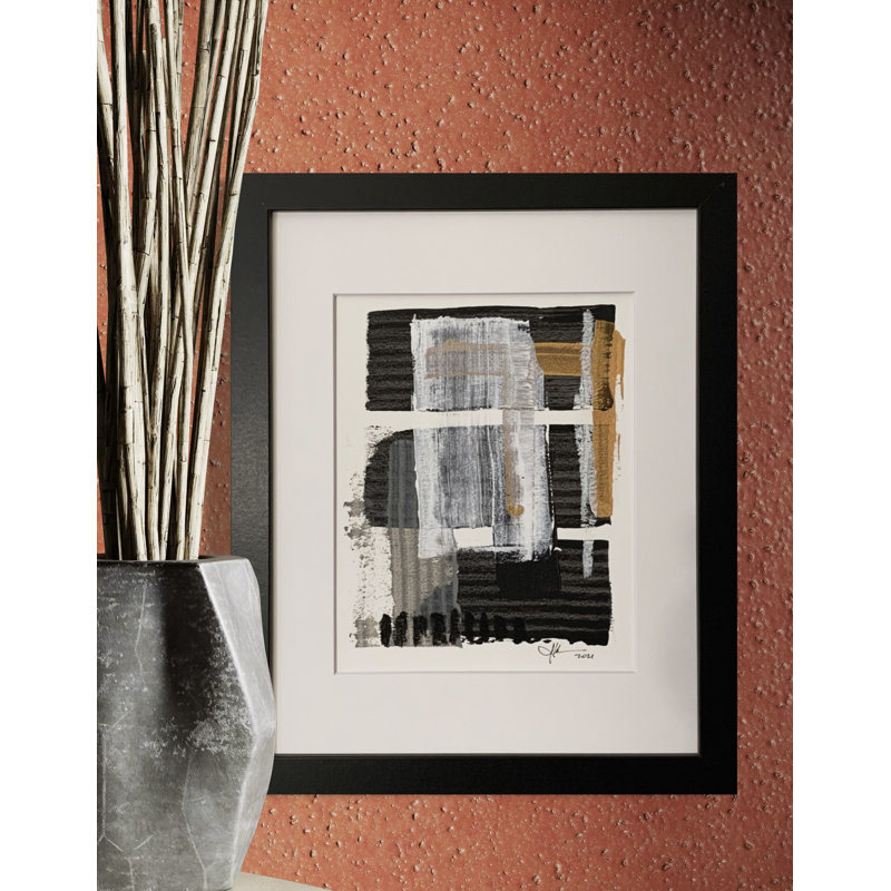 One-of-a-Kind Original «Sans titre 53» par J. Kent Martin - Peinture sur papier sans cadre