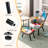 Kohlson 25.59'' Wide Tufted Wingback Chair and Ottoman-1992808889