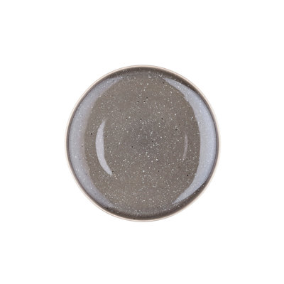 Teller STELLAR 27cm - 6er-Set - Betongrau