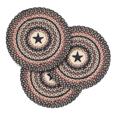 Danyail Jute Trivet 15 inch Diameter Set of 3