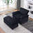 Single Sofa With 2 Toss Pillows And A Ottoman, Comfy Sofa, Deep Seat Couch, Living Room Couch-796301009