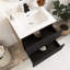 Meuble-lavabo mural 24 po avec lavabo en céramique intégré-578862999