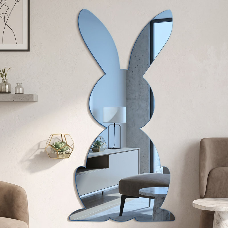 Whimsical Bunny Accent Mirror