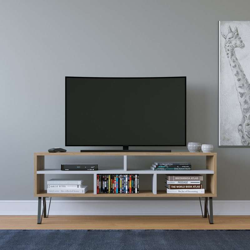 Chayten TV Stand for TVs up to 55", Natural/White