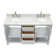 Alemanno Ajha 61" Double Bathroom Vanity Set