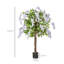 110cm Faux Flowering Tree in Pot