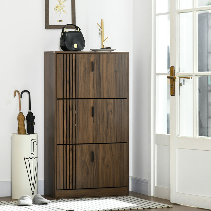 Armoire de rangement pour 18 paires de chaussures Lahla