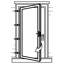 Porte de tempête pleine verre interchangeable Platinum avec Low-E (poignée vendue séparément)-106318653-106318646-106318651