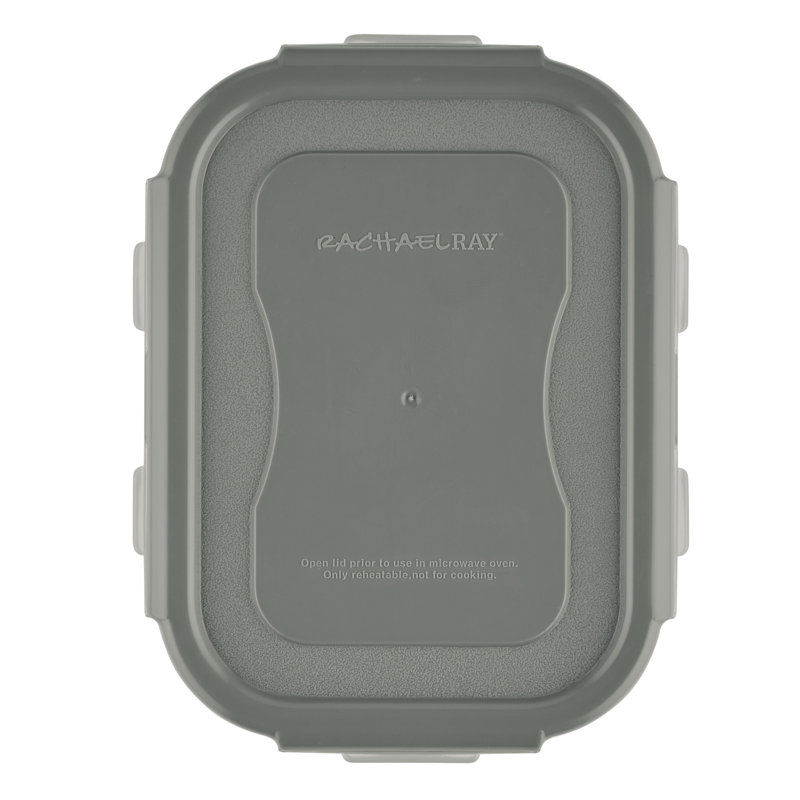 Gray BPA-Free Plastic Meal Prep Food Storage Container Set, 30-Piece