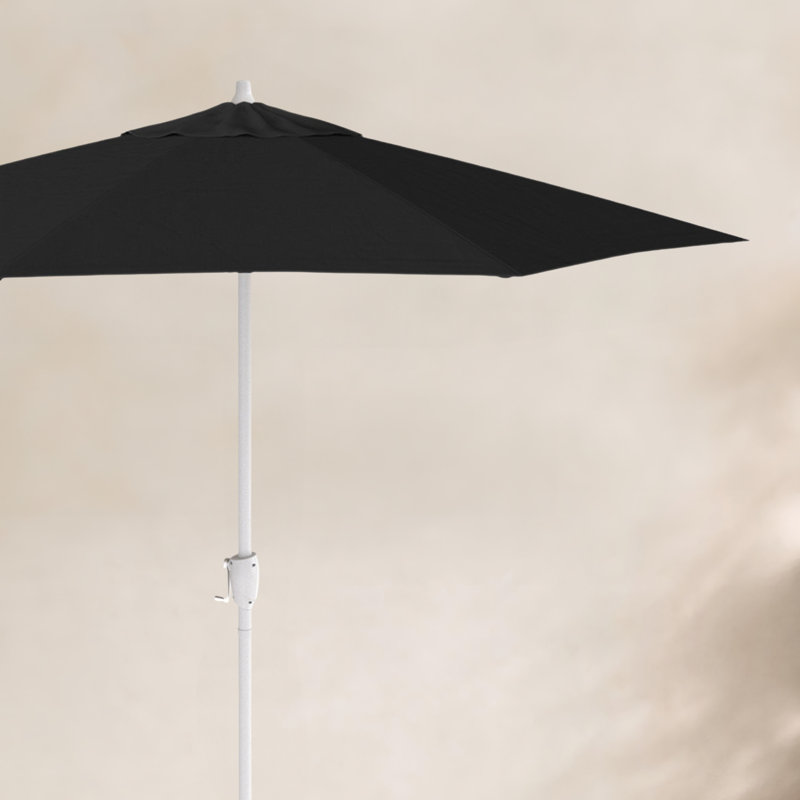 Parasol de marché 86,3 po Kenne, Toile Sunbrella® noir, l 90 po x P 90 po