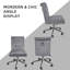 Fauteuil de bureau en velours-1810002154