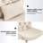 Jacquie 23" W Tilting Office Chair with Button-Tufting and Lumbar Pillow -1962450800