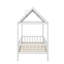Lit simple en bois avec clôture-1439641399
