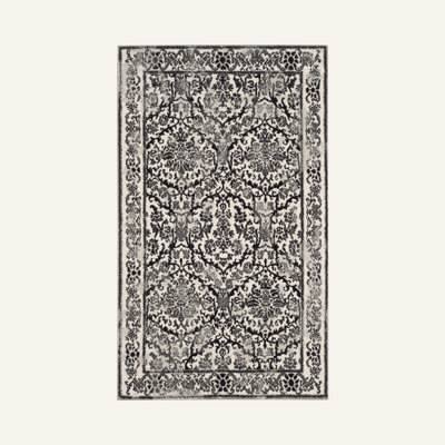 Alessia Oriental Ivory/Grey Area Rug