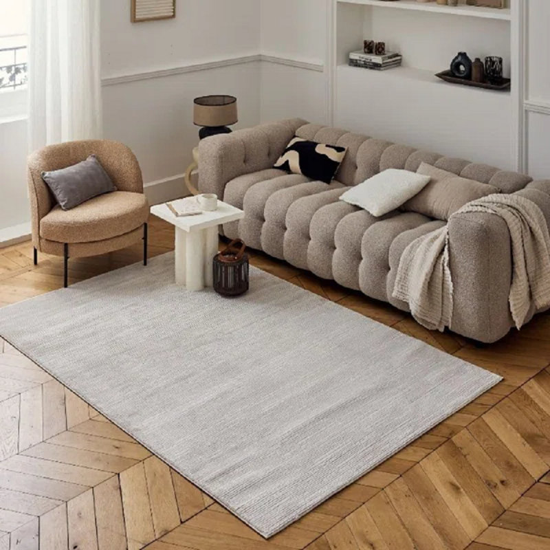 Carmel Modern Striped Beige Area Rug, Rectangle 240 x 340 cm