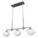 Hunter Saddle Creek 3 Light Linear Chandelier Ceiling Light Fixture
