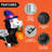 5ft Long Halloween Inflatables Skeleton Dog