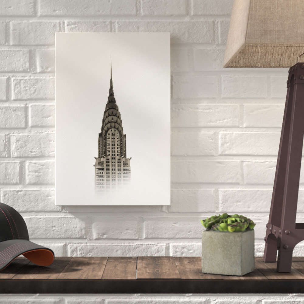 Chrysler Building by Nicklas Gustafsson - Graphic Art Print on Canvas Williston Forge 