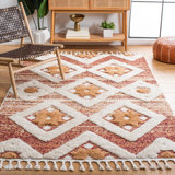 Evadale Tassel Shag Performance Southwestern Rug