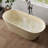 Forma 63'' Freestanding Tub Solid Surface Deep Freestanding Soaking Bathtub-98615336