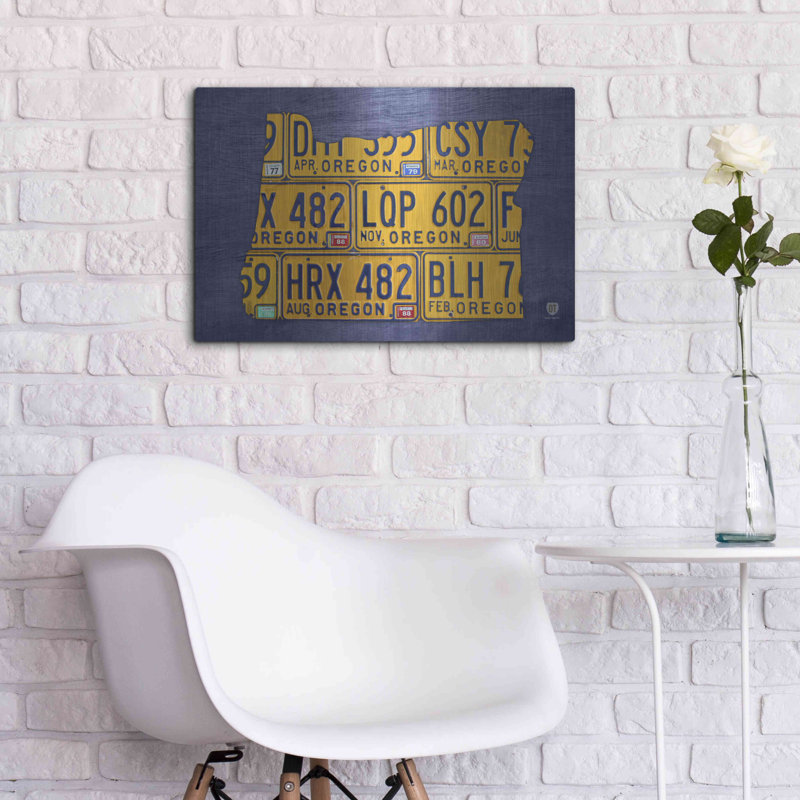 «Oregon Licence Plate Map» par Design Turnpike