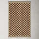 Azle Geometric Handmade Flatweave Wool Area Rug in Brown/Beige