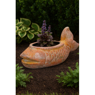 Ceramic Fish Planter