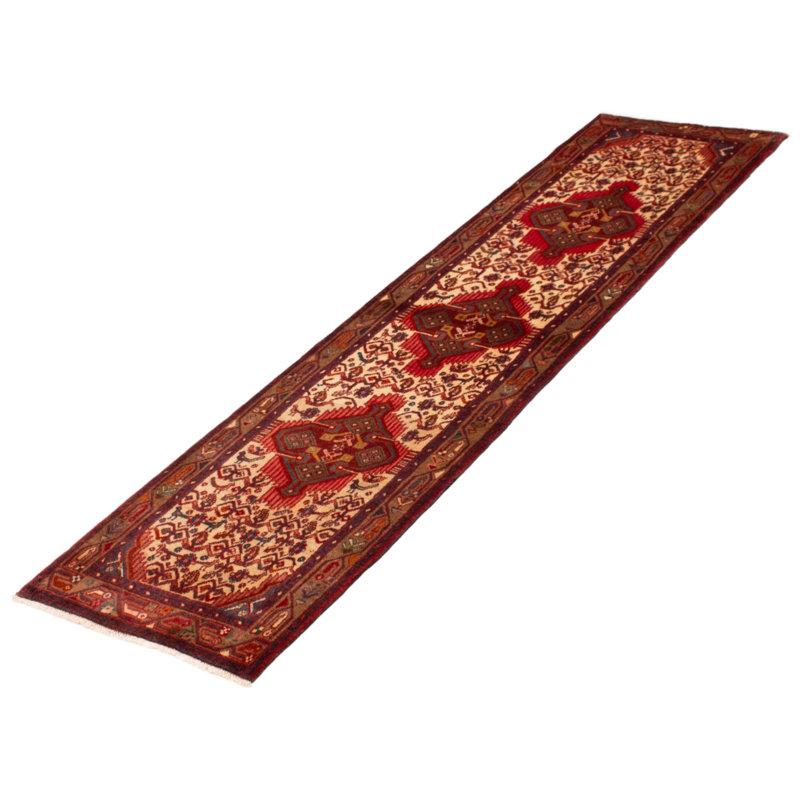 Tapis de couloir unique en laine 2 pi 8 po x 10 pi 6 po Ialiyah
