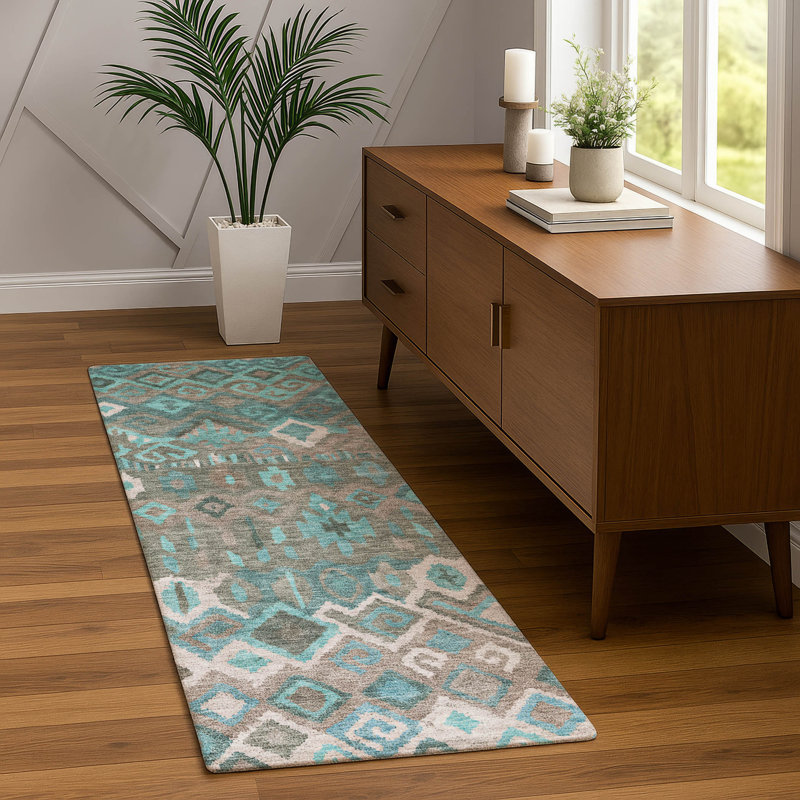 Tapis d'intérieur / extérieur lavable à la machine Chantille ACN2304, Tapis de couloir 2 pi 3 po x 7 pi 6 po