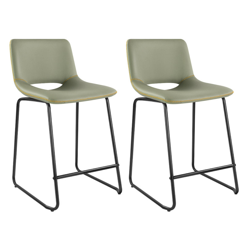 Tabouret Saraye, Petit tabouret (siège d'une hauteur de 21 po), Cyan