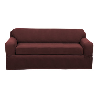Ultra-Soft Stretch Box Cushion Sofa Slipcover
