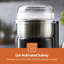 GEEPAS Coffee Grinder | 200W Electric Coffee Grinder | Stainless Steel Blades for Coffee Beans Spices Herbs Dried Fruits & Nuts Grinding | Small Fixed Mill with Transparent Lid | 2 Year Warranty