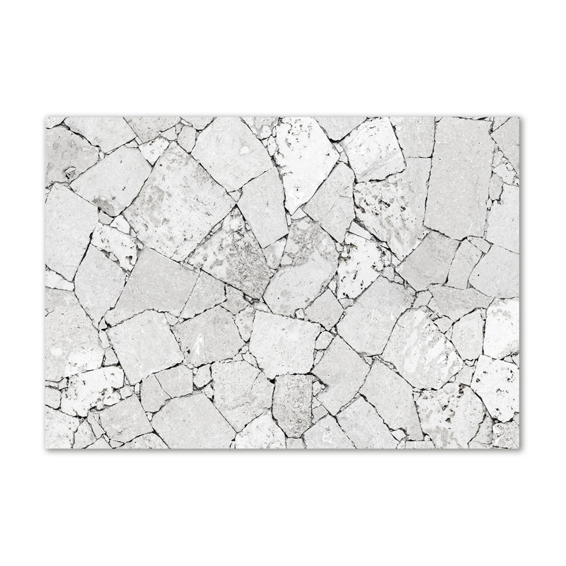 A Stone Wall - Wrapped Canvas Print