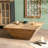 Retro Walnut Solid Wood Free form Coffee Table
