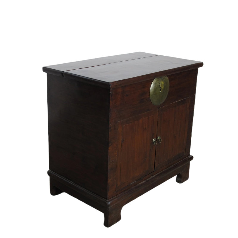 Early Solid Wood Accent Cabinet