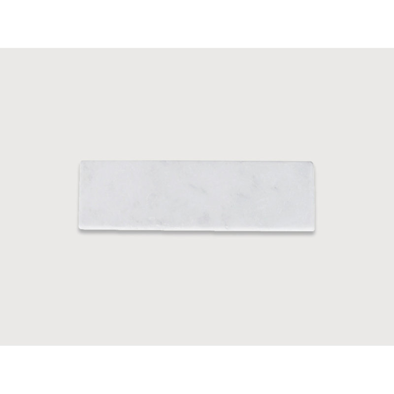 Aged Marble 3" X 12", Empress White