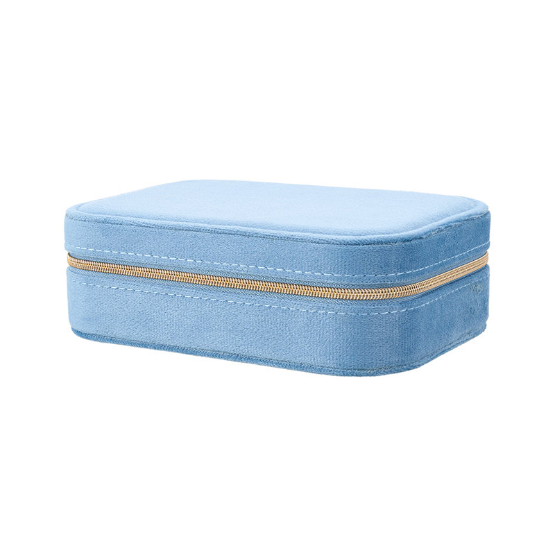 Leather Jewellery Box +, Blue