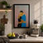 Embrace in Colour Modern - Wrapped Canvas-1013884420-1013884540