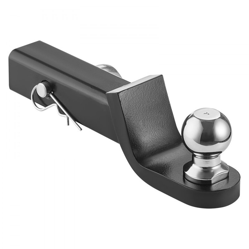 Attache de remorque 2 "Récepteur 2" Attelage de remorque à bille 7500 lbs - noir