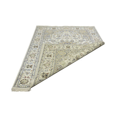 Tapis crème crème Indo-Nain