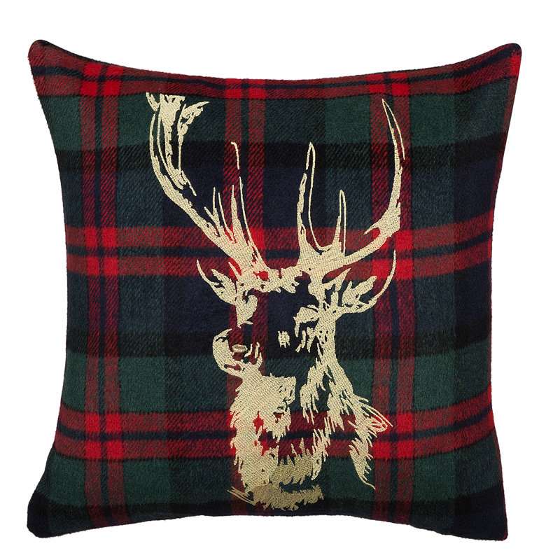 Neely Plaid Square Cushion
